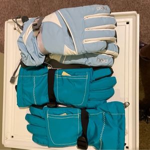 Lands End Girl winter squall Waterproof gloves